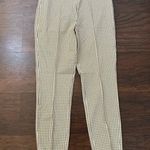 Theory  yellow, cream & black plaid dress pants size 4 Photo 1