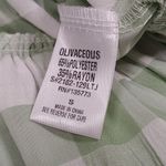 Olivaceous  Size Small S Checkered Crop Blouse Green White Cottage Core Photo 8