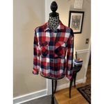 Tommy Jeans XS Shirt Button Front Shacket Cotton Preppy Magnetic Button Photo 1