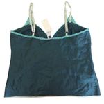 Gap Vintage Y2K‎ Silk Floral  Tank Top Green Size Large Babydoll Photo 1