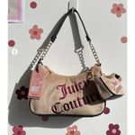 Juicy Couture Better Together Y2K Beige Velvet Hobo Bag Set Limited Edition Photo 1