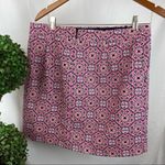 J.Crew  Pink Black & White Print Mini Skirt 8 Photo 2