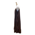 Vonda Tiered Prairie Maxi Dress Chocolate Brown Size 4XL Minimalist Cottage Boho Photo 9