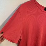Laura Scott Short Sleeve T-Shirt Pink Ribbed Photo 4