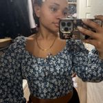 The Copper Closet  Cropped Long Sleeve Balloon Sleeve  Photo 0