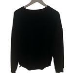 Fabletics Fabletic long sleeve large sweatshirt athletic black crew neck Photo 1