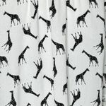 Chico's  Shirt Womens Medium Black‎ White Giraffes Neutral Office Casual Novelty Photo 5