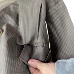 Akris Punto Womens Single-Breasted Micro Striped Wool Blazer Size 8 Photo 2