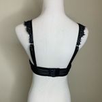 Forever 21 Black Green Lace Bralette Bra Frill Sz Medium Photo 1