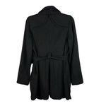 Xhilaration XHILIRATION Black Wool Blend Pea Coat Women’s Size Large Outerwear Winter NWT Photo 2