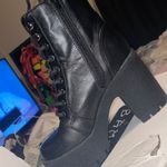 Bamboo Faux Leather Booties Photo 2