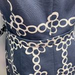 Boden Ava Daisy Chain Dress Women's 6R With belt Summer classic preppy wedding‎ Blue Size 6 Photo 8