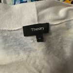 Theory  Linen Blend Asymmetrical Waterfall Cardigan Medium Photo 3