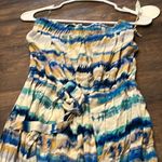 Hummingbird Striped halter jumpsuit  with Tie Waist Photo 1