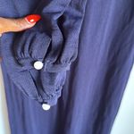 Tuckernuck  Pomander Place Double Knit Lennox Sweater Maxi Dress Navy XS Photo 9