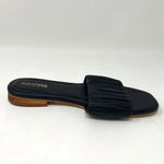 Kaanas  Pekan Ruched Black Leather Slides‎ Slip On Sandals Shoes Women’s Size 6 Photo 6