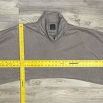 Lime & Vine Gray Oversized High Low Cropped Faux Suede Sweatshirt Size Medium Photo 7