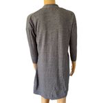 Gap Blue Gray 3/4 Sleeve Open Front Long Lightweight Knit Cardigan Sweater Sz XS Photo 2