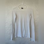 Theory  bundle of 2 long sleeved cotton/rayon blend t-shirts; capsule wardrobe; S Photo 4