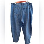 Eloquii  Button Front Barrel Leg Jeans Size 22 Photo 4