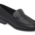 Open Edit  | Women's Black Faux Leather Square Toe Business Loafer Shoes, 6.5M Photo 0