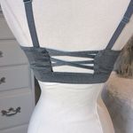 Athletic Works Sports Bra Gray XS Criss Cross Back Photo 5