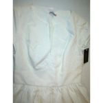 Juicy Couture New  Dress Short Womens 6 NWT $198 Off White Floral Brocade Textur Photo 3