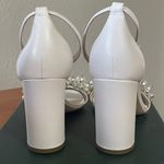 Kate Spade NIB Rosa Pearly Stud Ankle-strap Block Heels Ivory Parchment Size 6.5 Photo 9