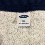 Old Navy  Women's Navy and White Tropical Print Beach Fleece Top Size XXL Photo 2