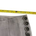 Elevenses  side 2 dress pants The Brighton wide leg gray button side Photo 5