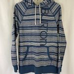 Boards Burton Durable Goods Blue Striped Logo Women’s Hoodie in Medium Photo 8
