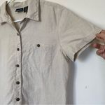 Patagonia  Women’s Hemp Short Sleeve Button Down Shirt Hemp Neutral Sz Medium Photo 4
