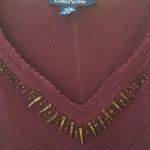 Evan Picone FINAL MARKDOWN Detailed  knit top small Photo 2