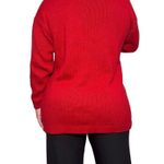 Vintage Heirloom Collectibles Knitted
Christmas Sweater Cardigan Women's Sz S Red Photo 6