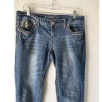 Maurice's Y2k Embellished Pockets Denim Jeans Women's Size 9/10 Reg Medium Wash Photo 4