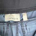 Athleta  Stride Midtown Blue Print Crop Ankle‎ Pants Size 6 Photo 9