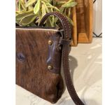 Sergio’s Collection cow hide fur leather western ranch brown crossbody Photo 2