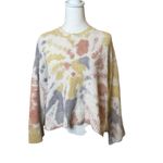 Madewell  Tie-Dye Westford Pullover Sweater Pastel Cotton Small Artsy Boho Boxy Photo 8