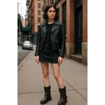 Vintage Buffalo Leather Moto Buckle Boots Women’s Size 38 Brown Y2K Biker Style Photo 1