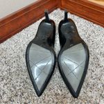 Calvin Klein Gayle Pump High Heels Shoes in Black Leather 10 Photo 6