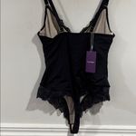 Heyshape bodysuit v neck lace bodyshaper thong NEW XL black shapewear Photo 3