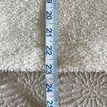 Loft  Womens Half Zip‎ Jacket Fleece Sherpa Pullover Long Sleeve White Size MP Photo 6