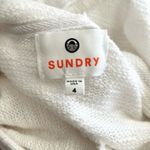 Sundry  White Sweater Hoodie Sz 4 Photo 4