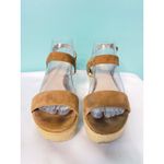 Nine West Women's Espadrille Wedge Dress Sandals Brown Size:7.5 S-684 Photo 1