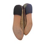 Stuart Weitzman  Casino Gold Sequin Ballet Flats Size 8 Photo 6