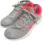 Nike Women's Flex Trainer 7 Gray/ Pink Running Shoes 898479-006 (Size US 7) Photo 0