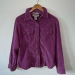Jones Wear Sport Stretch Purple Button-Up Jacket Size 10 Photo 0