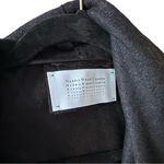 NWOT HARRIS WHARF LONDON Pressed Wool Blanket Wrap Coat Size Small Black Photo 10