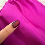 ASOS NWT Elegant Off-Shoulder Puffy Sleeve Magenta Pink Dress Size US 6 Photo 4