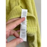 Aerie NWT Corduroy Zip Up Bomber Jacket Neon Green Size XL Photo 2